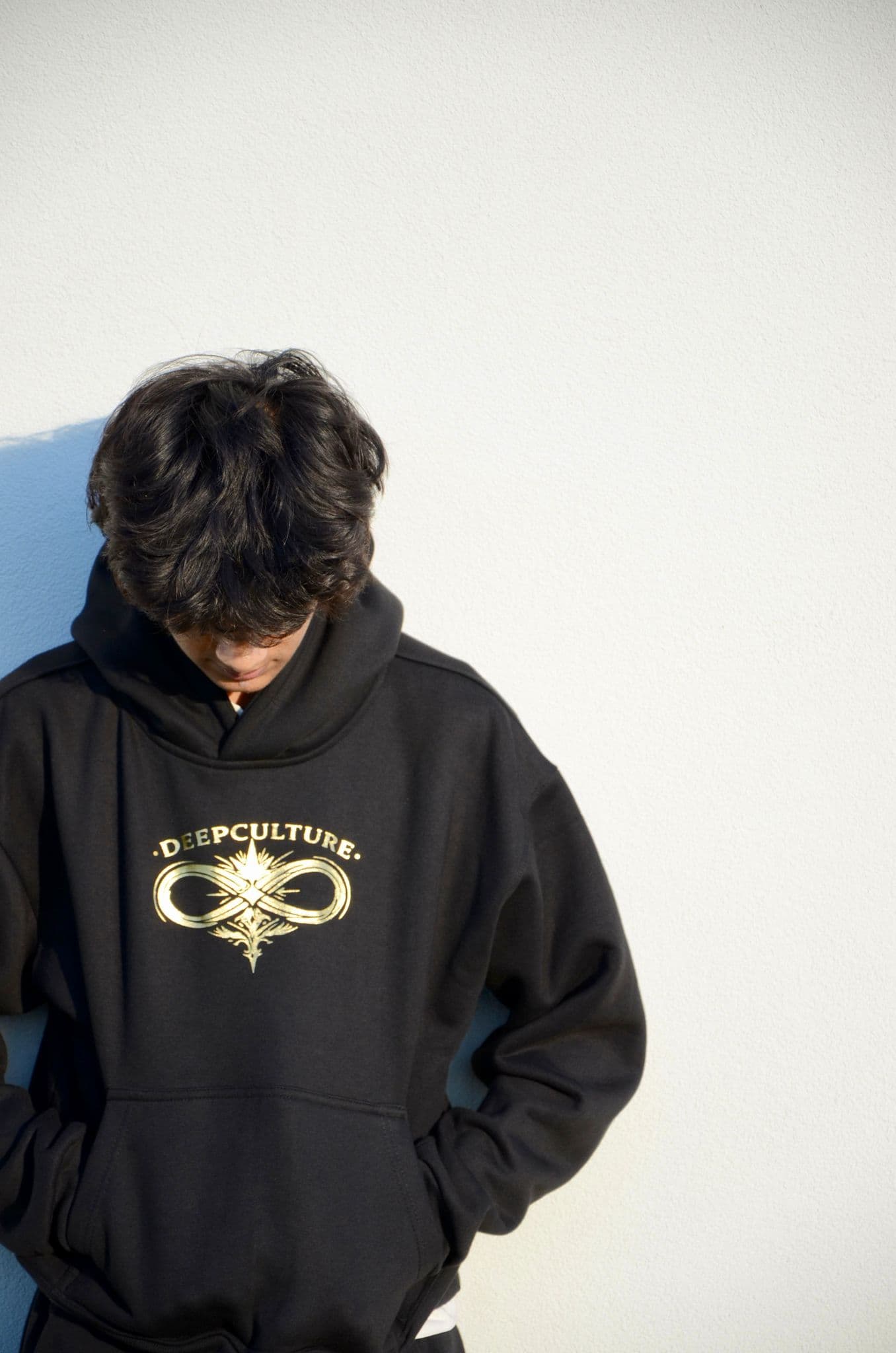 Hanuman Hoodie — DeepCulture chest logo
